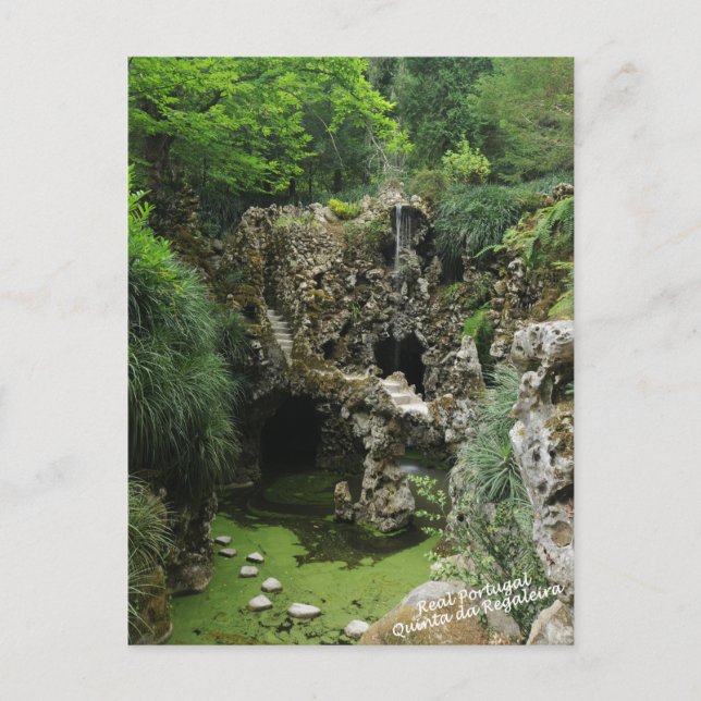 Postal Real Portugal Quinta Da Regaleira (Anverso)