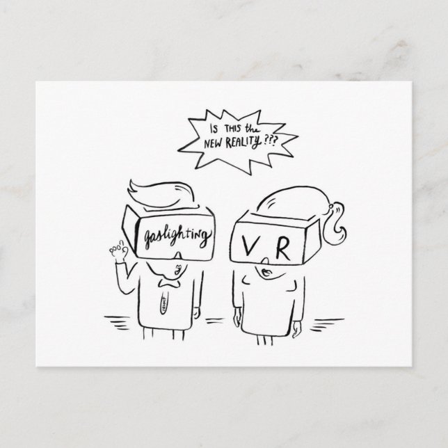 Postal Realidad virtual, 01 (Anverso)