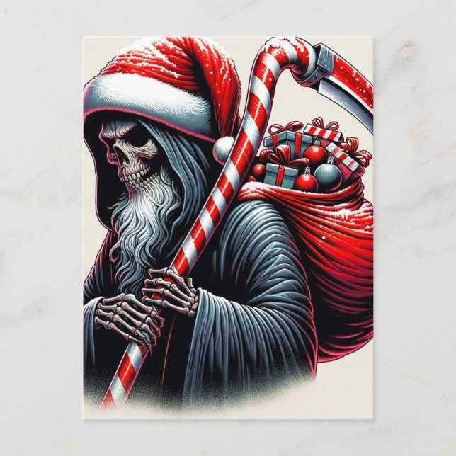 Postal Reaper Horror Santa Navidades (Anverso)