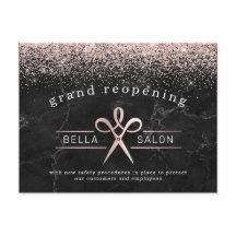 Reapertura Gran Salón de Belleza Rose Gold Segurid