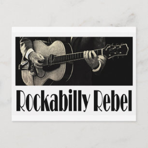 Postal rebelde del Rockabilly