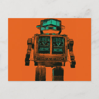 Postal Rebelión de robots radiactivos
