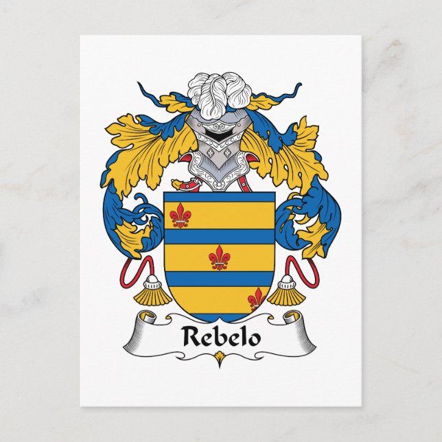 Postal Rebelo Family Crest (Anverso)