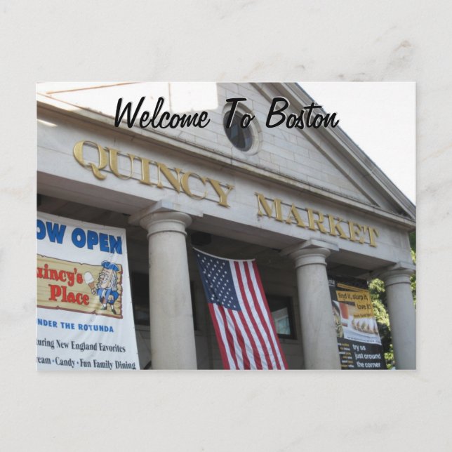 Postal Recepción a Boston (Anverso)
