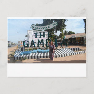 Postal Recepción a la Gambia