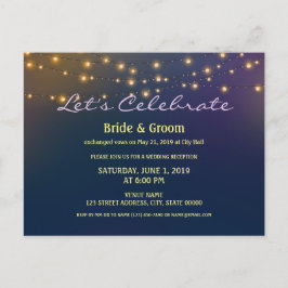 Postal Recepción de bodas Eloped