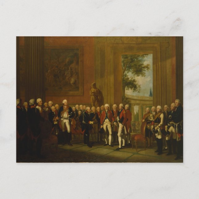 Postal Recepción del Duque de York en Sanssouci (Anverso)