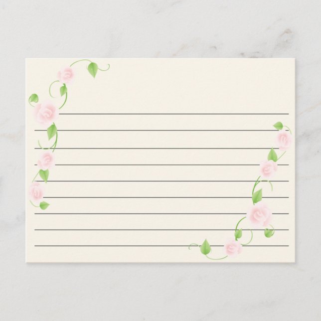 Postal Receta boda (Anverso)