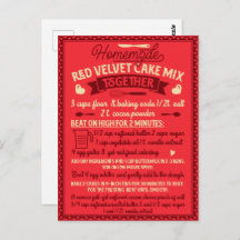 Receta casera de tarta de terciopelo rojo