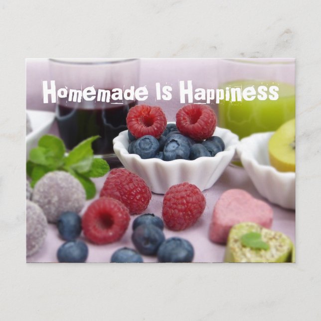 Postal Receta Cocina Chef Comida cena Destino de la comid (Anverso)