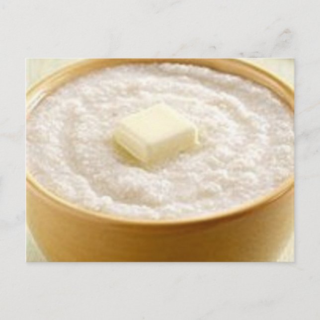 Postal Receta Creamy Southern Grits (Anverso)