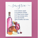 Postal Receta de color de agua de cóctel Bebidas mixtas S<br><div class="desc">Este diseño puede ser personalizado en el área proporcionada cambiando la foto y/o el texto. O puede personalizarse haciendo clic en Personalizar esta plantilla y, a continuación, eligiendo la opción de hacer clic en el personalizar y eliminando o cambiando el color del fondo, agregando texto, cambiando el color o estilo...</div>