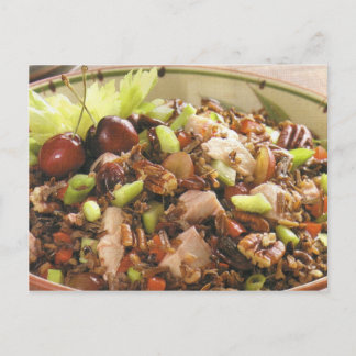 Postal Receta de ensalada de arroz salvaje de Turquía