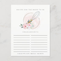 Receta de Floral Whisk de madera solicitud ducha d