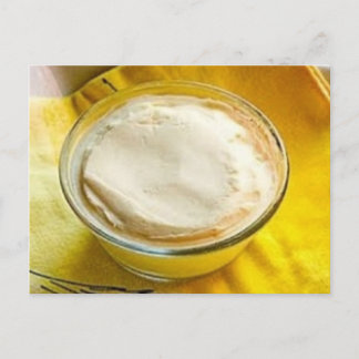 Postal Receta de mantequilla hervida
