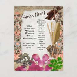 Postal Receta de mezcla de especias aconsejeh persa