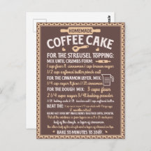 Receta de pastel de café casero para el Día de San