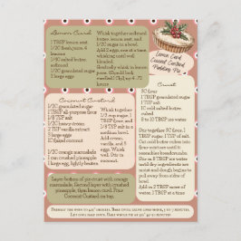 Postal Receta de toro de coco de limón curado