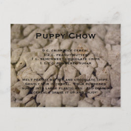 Postal Receta del perro chino de perrito