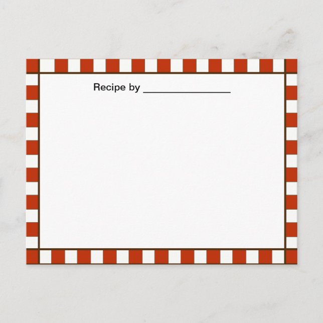 Postal Receta en blanco de receta para control de país #2 (Anverso)