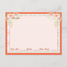 Receta Floral Girly