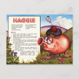 Postal Receta Haggis