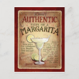 Postal receta margarita