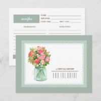 Receta para la Novia. Mason Jar Floral Boda