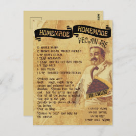 Postal Receta tradicional de pie de pescado para vacacion