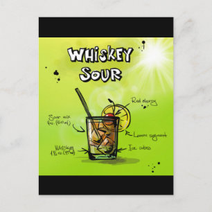 Postal Receta Whiskey Cocktail