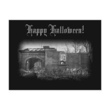 Recibiendo a la tumba ruina Feliz Halloween