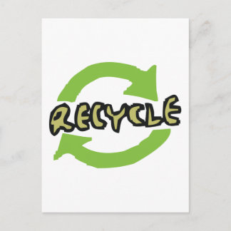 Postal Reciclaje verde