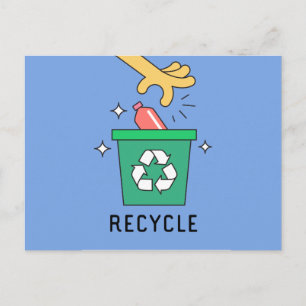 Postal Reciclar // Conciencia sobre el cambio climático