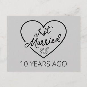 Postal Recién casados hace 10 años III
