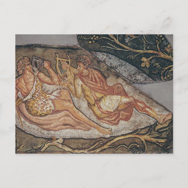 Postal Reclinación de Bacchus, detalle (Anverso)