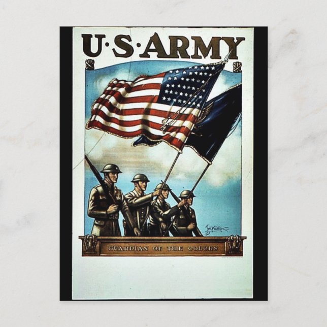 Postal Recluta del Ejército de Wwii (Anverso)