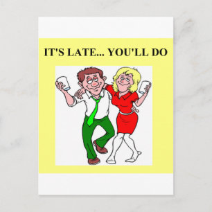 Postal recoger borrachos