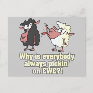 Postal recogiendo el humor negro de EWE