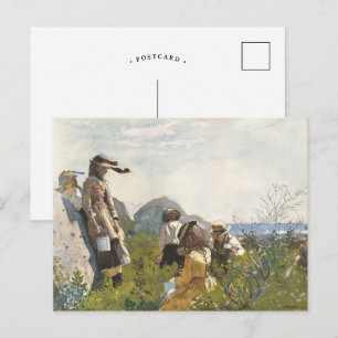Postal Recolectores de bayas Winslow Homer