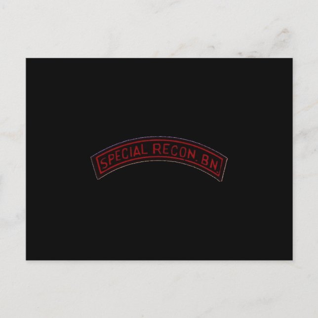 Postal Recon especial BN (Anverso)