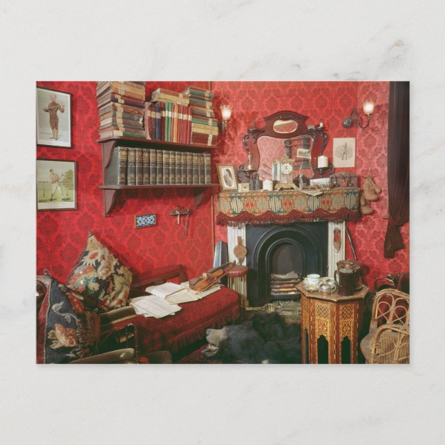 Postal Reconstrucción de habitaciones (Anverso)