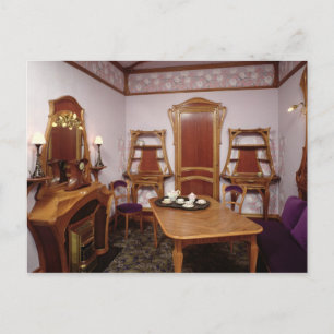 Postal Reconstrucción de un salón del Café de París