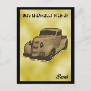 POSTAL RECOPILACIÓN DE CHEVROLET DE 1939