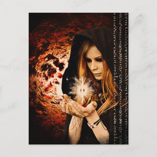 Postal Recopilando la magia (Anverso)