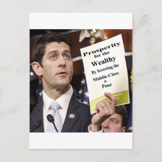 Postal Recordar al representante Paul Ryan