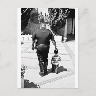 Postal Recordar cuidado de policías