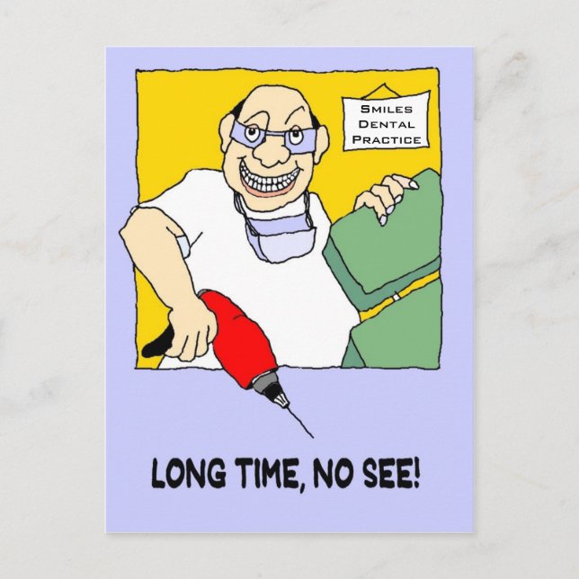 Postal recordatorio de chequeo dental (Anverso)