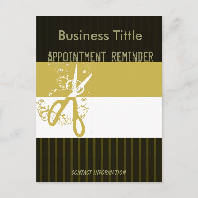 Postal Recordatorio de cita (Anverso)