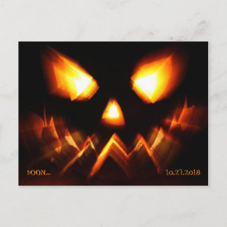 Postal Recordatorio de fiesta de Halloween