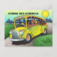 RECORDATORIO DE LA RUTA DE AUTOBÚS DE LA ESCUELA P